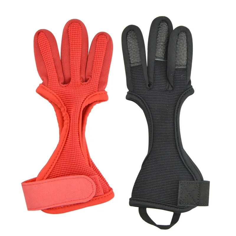 

Archery Children Three-finger Glove Hunting Shooting Protection Gloves Beginners Protector Glove Archery Hunting Accessories