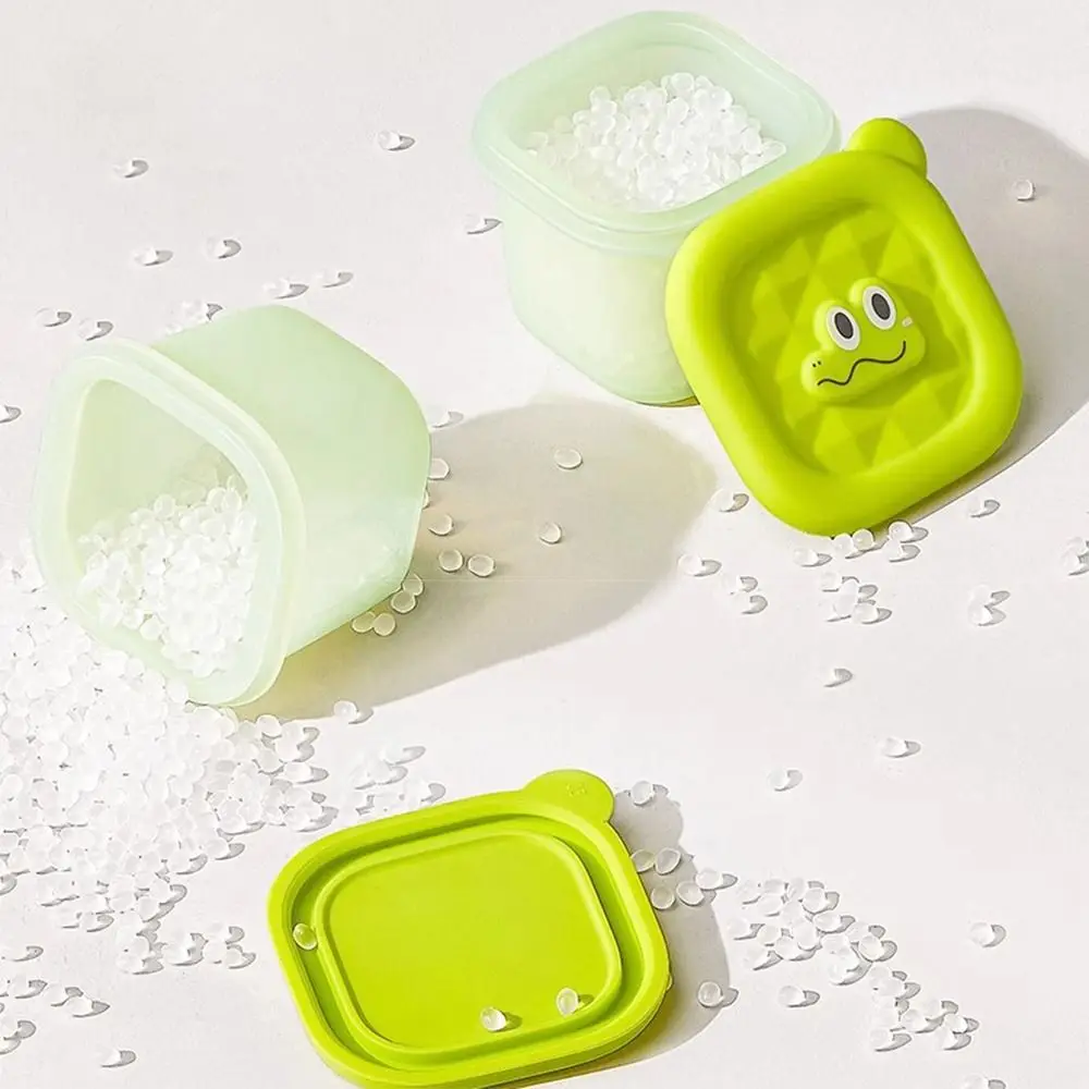 Vassoio per congelatore per alimenti per bambini con design a griglia 3/4/6, contenitore per alimenti per uso alimentare, resistente al calore, facile da rilasciare, forma quadrata