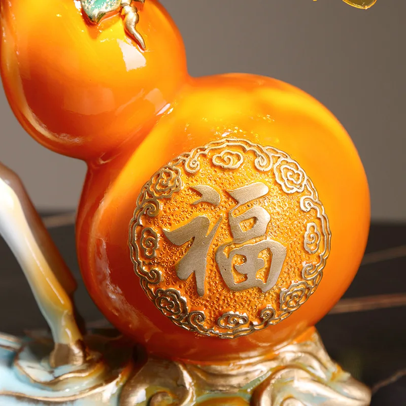 LTT Lucky Hulu Fortune Tree Ornament Creative Light Luxury Entry Entrance Living Room TV Cabinet