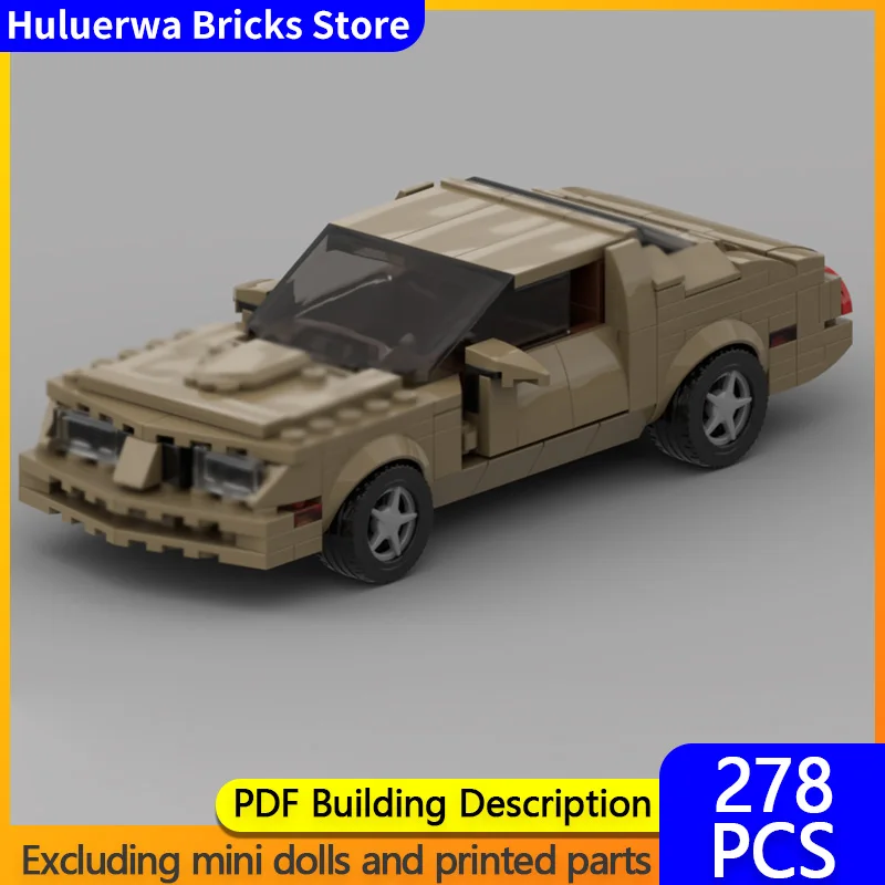 

Speed Hypercar Model MOC Building Bricks Firebird American Muscle Car Modular Technology Gifts Holiday Assemble Children Toys