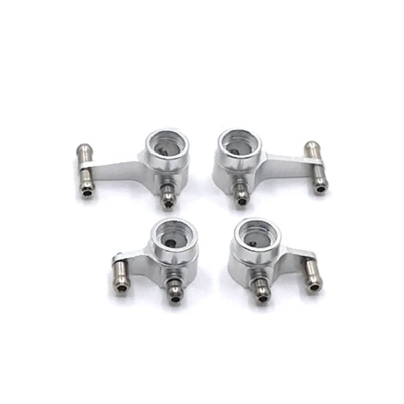 4Pcs Metal Front And Rear Steering Cup For Wltoys 284131 K969 K979 K989 K999 P929 P939 1/28 RC Car Upgrade Parts