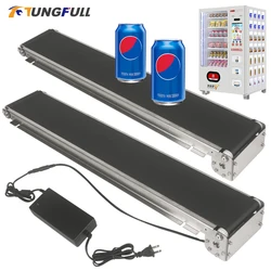 Belt Conveyor Machine Stainless Steel Bottle Conveyor Belt 600mm Mini Conveyor Belt Automatic Vending Machine Track Cargo Lane