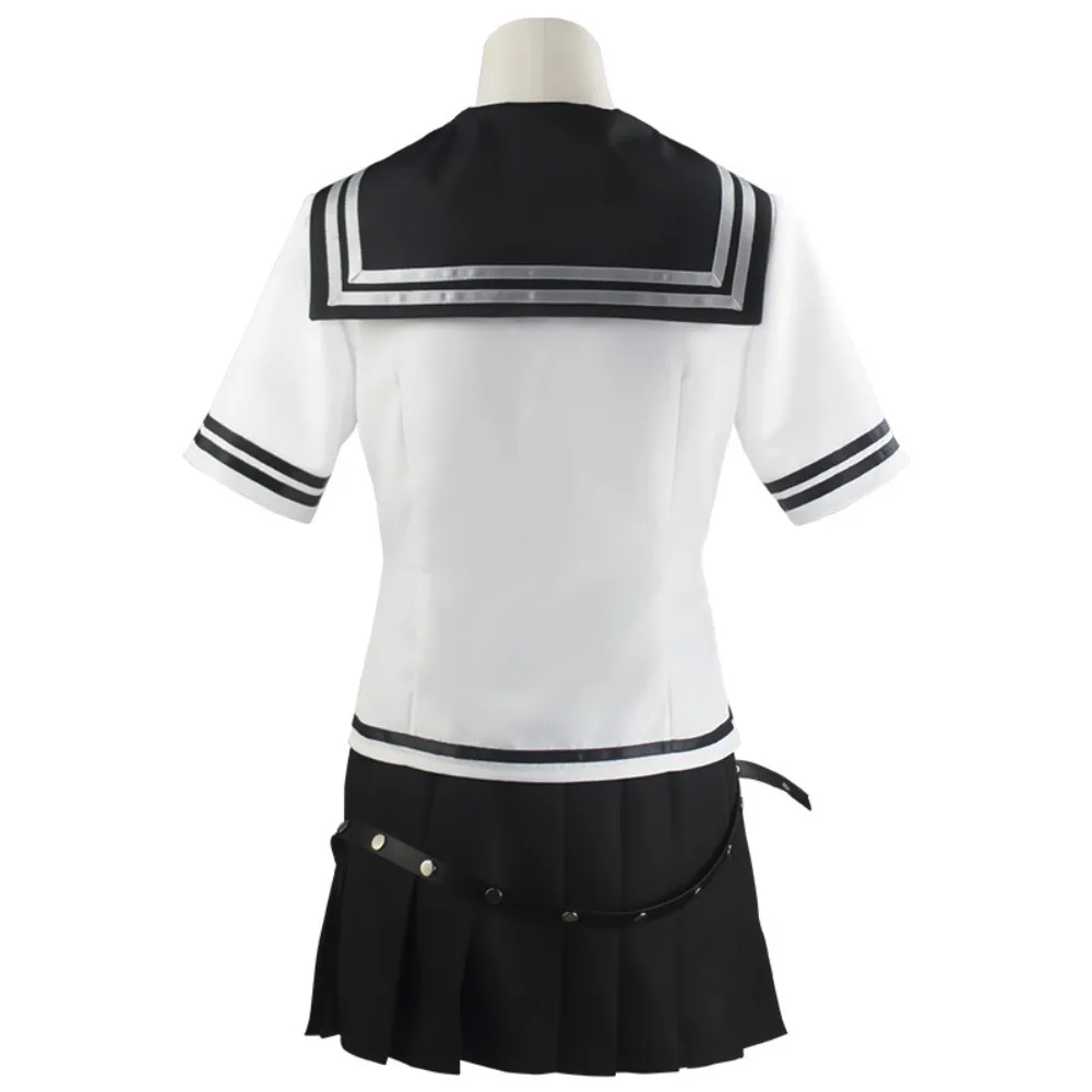 Anime Mioda Ibuki Cosplay Costume for Woman White Sailor Uniform Skirt Bow Tie Socks Set Halloween Carnivals Party Fancy Costume view 2