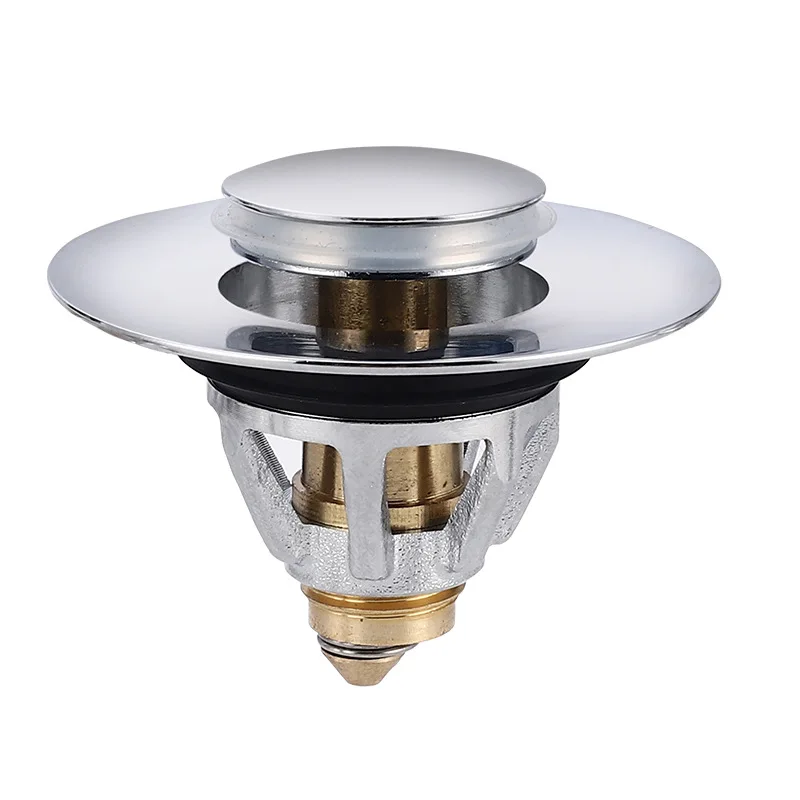 الذهب حوض للحمام بالوعة استنزاف مصافي المنبثقة العالمي النحاس قابس التصريف صنبور اكسسوارات المطبخ الحمام أدوات الأسود #5