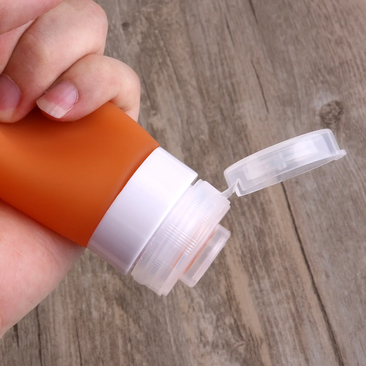 

3Pcs Travel Tube Bottles Silicone Refillable Lotion Shampoo Cream Non-Drip Leak Proof Travel Size Containers Refillable Bottle