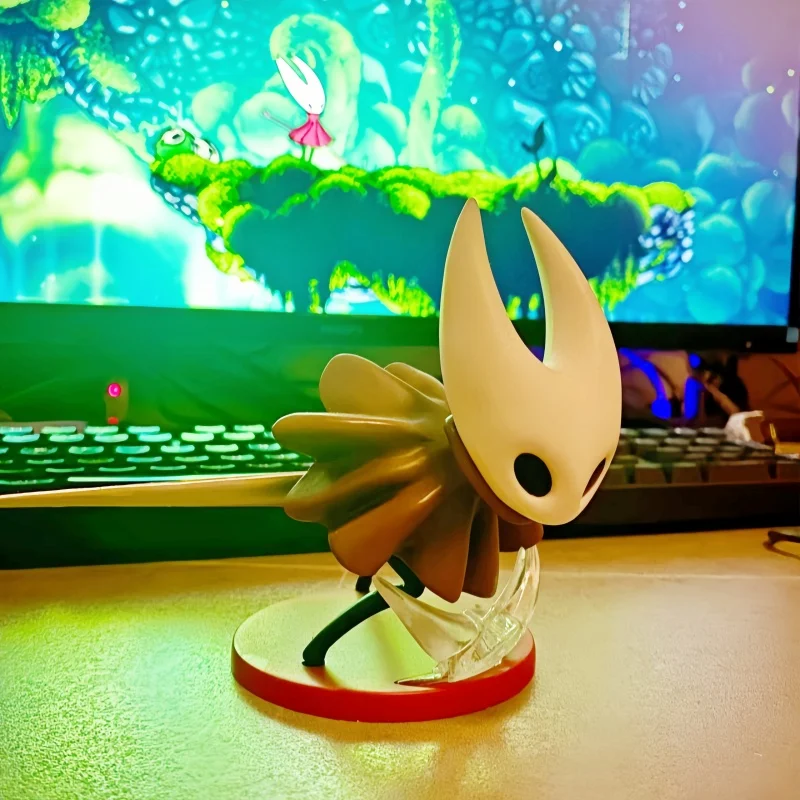 

Горячая женская коллекционная фигурка Hollow Knight Hornet-миниатюрная кукла с украшением для рабочего стола для любителей игр и любителей фигурок