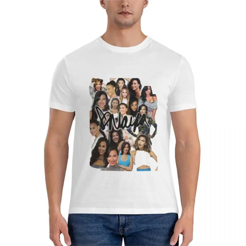 

Naya Rivera Collage Graphic T-Shirt tops funny t shirts for men black tshirt men summer tops