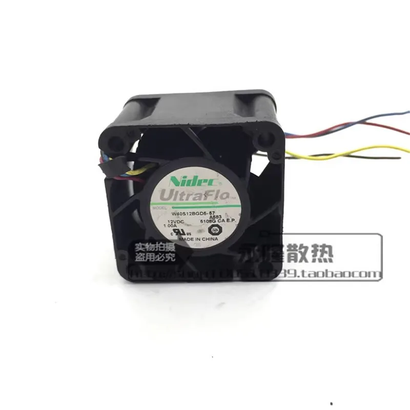 

Original W40S12BGD5-57 12V 1.00A 40 * 40 * 28MM 4CM violent high speed server cooling fan