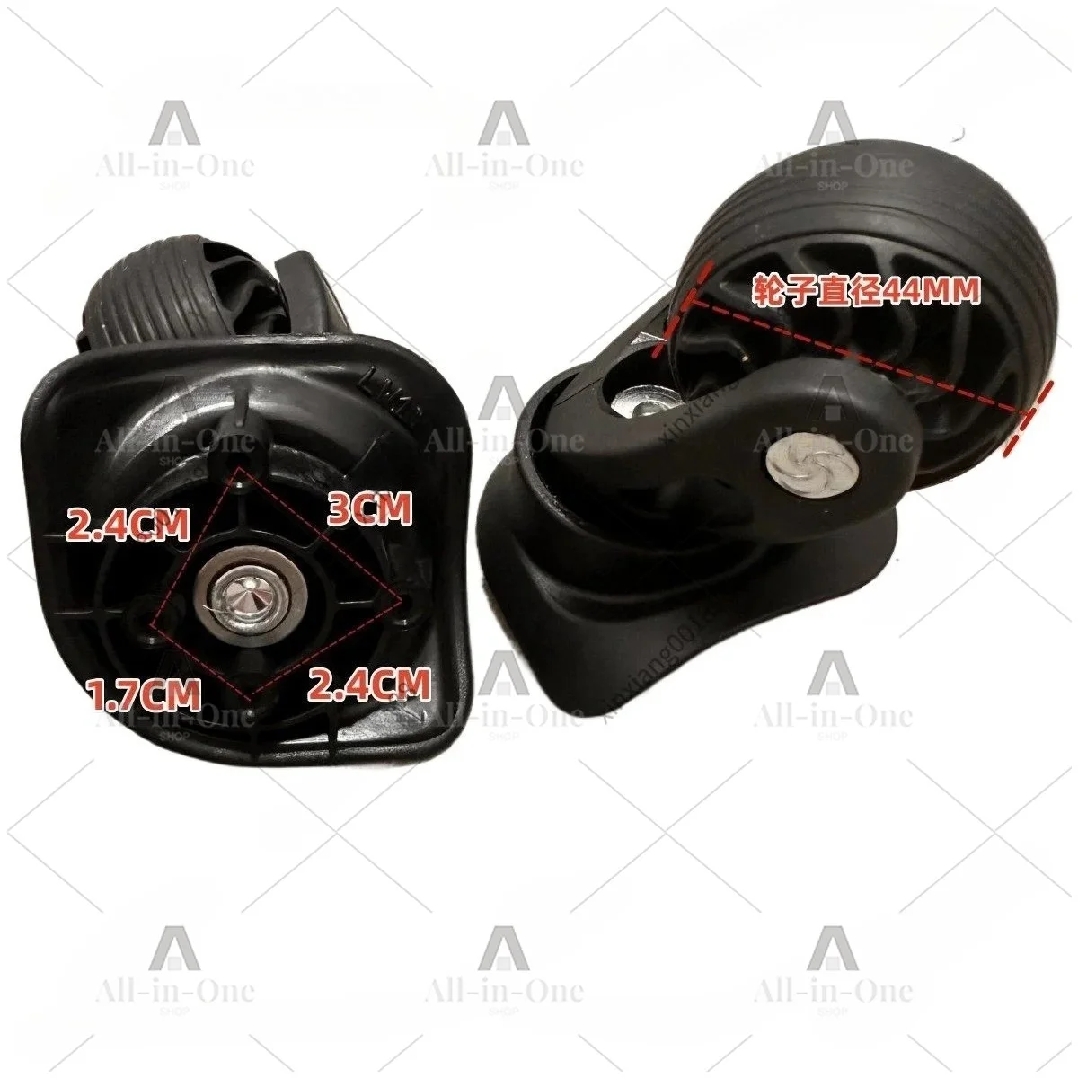 For Trolley Case Spinner Wheel LW136 Luggage Replacement Caster Wheel Accessory
