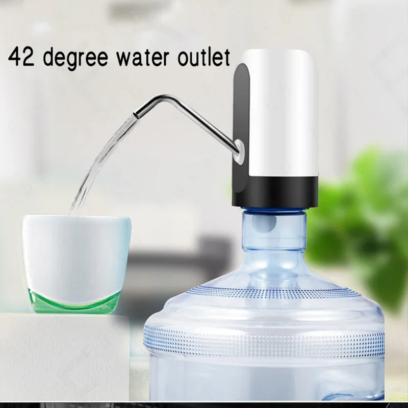 

Wireless Electric Barreled Water Pump USB Charging Small Portable Fast Water Automatic Dispenser Simple Barrel Type Pumpin