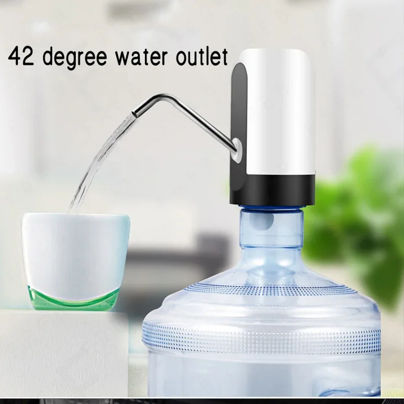 Wireless Electric Barreled Water Pump USB Charging Small Portable Fast Water Automatic Dispenser Simple Barrel Type Pumpin