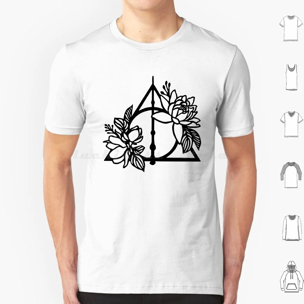 Camiseta mágica de Hedwig Black para hombres y mujeres, camisa de amigos, flores, Hermione Granger, Draco Malfoy, Hufflepuff, Ravenclaw, Snape, 6Xl