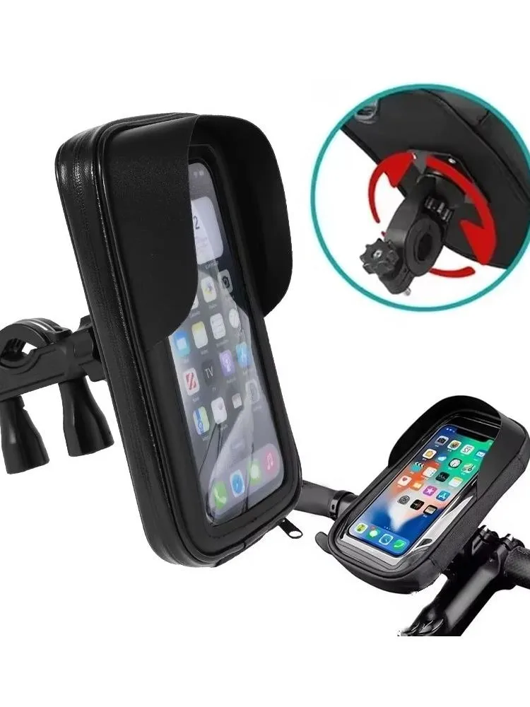 AliExpress KAFNHCKA Waterproof Bike Phone Stand Bag Motorcycle Handlebar Holder 360° Rotatable GPS Navigation For iPhone Xiaomi Huawei Outdoor GPS