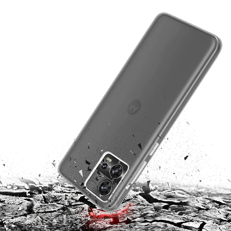 Crystal Ultra Thin Clear TPU Soft Case for Motorola MOTO Edge 70 Pro 60 Neo 50 40 30 20 E15 Transparent Back Cover Shell Fundas