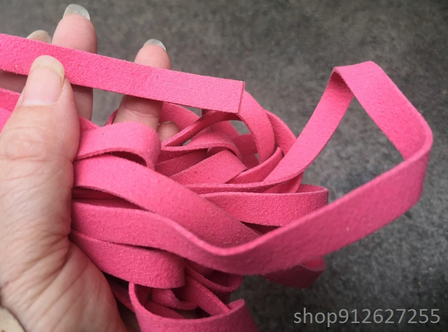 Pink deerskin Sageo Rope For Japanese Katana sword wakizashi tanto