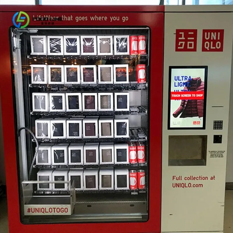 

Автоматический торговый киоск-автомат для снеков и напитков с сенсорным экраном и безналичной оплатой от производителя для коммерческого использования