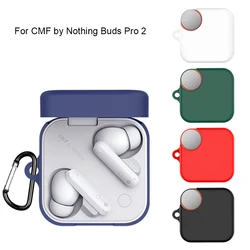 Funda protectora de silicona para auriculares, cubierta suave de Color caramelo para CMF Buds Pro 2