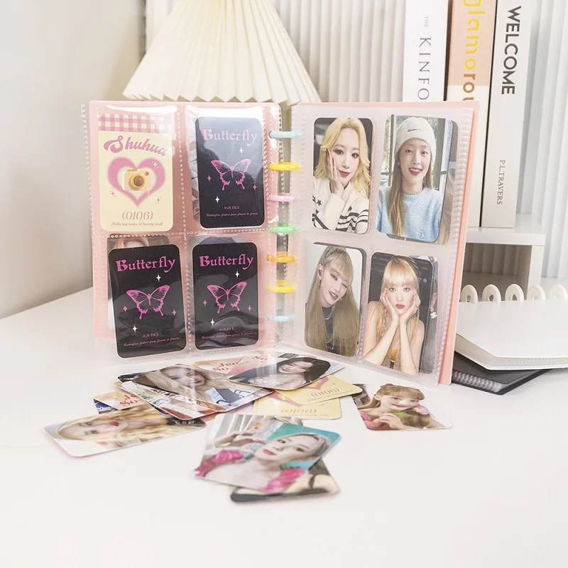 Multi Pockets Photo Album Mini Kpop Photocard Binder Sheets Idol Cards Collect Books Photocard Holder Album Student Stationery