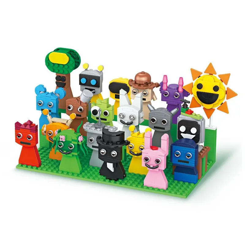 

New 2025 Sprunki Rhythm Box Building Blos Assembly Model Eonal Toy Puzzle Blos for Boys Creative Thinking Skills