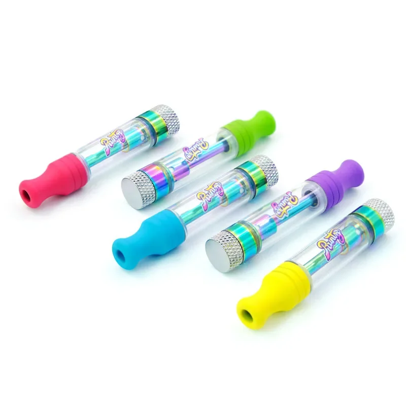 10 قطعة Runtz Runty Vape خرطوشة القلم البخاخات 0.8 مللي 1 مللي السيراميك الزجاج سميكة عربات الزيت المرذاذ 510 موضوع خزانات السجائر الإلكترونية #5