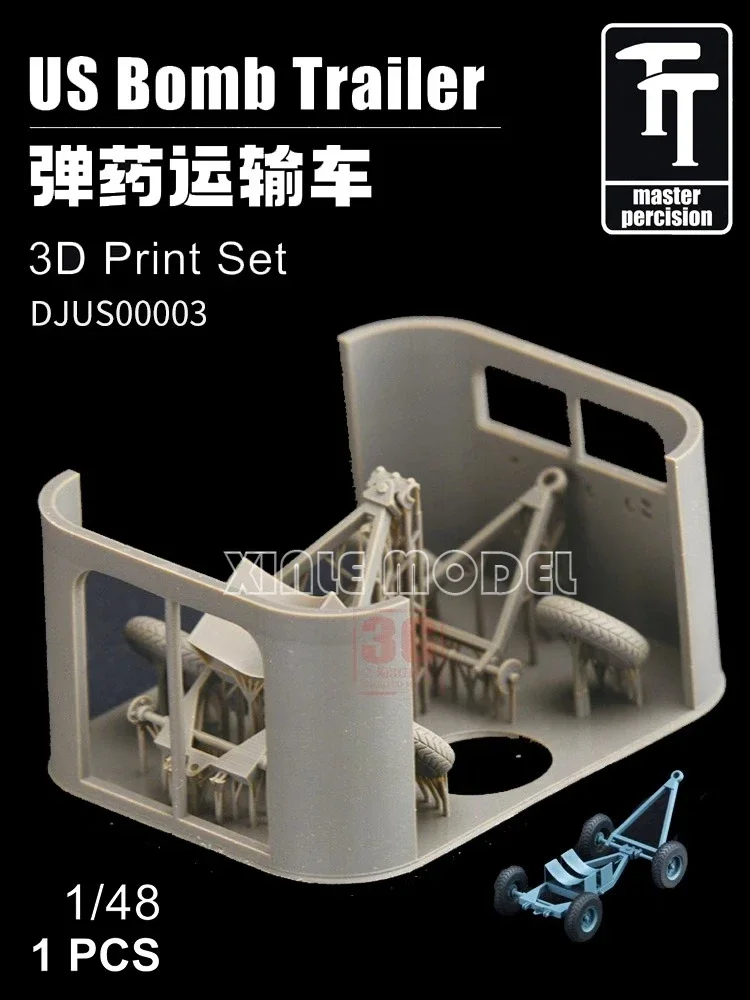 

Dajiang DIY accessories 3D Resin Printed Parts DJUS00003 US Trailer Transport Trailer Adapted to F-4U 1/48