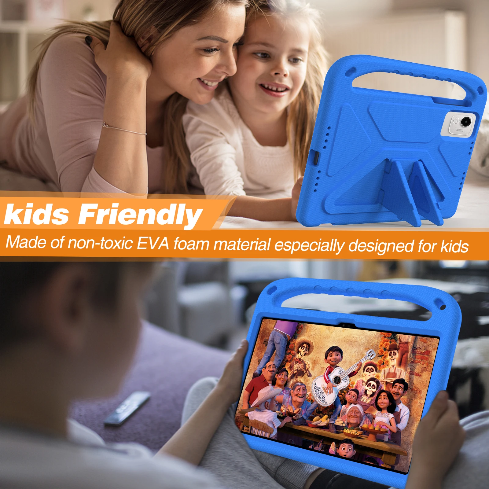 Casing EVA untuk Huawei Honor Pad X9a 11.5 ELN2-W09 Casing X9 Pro 11.5 "X8a 11 X9 X8 Pro 11.5 Inci X8 Lite 10.1 Penutup Pegangan Anak