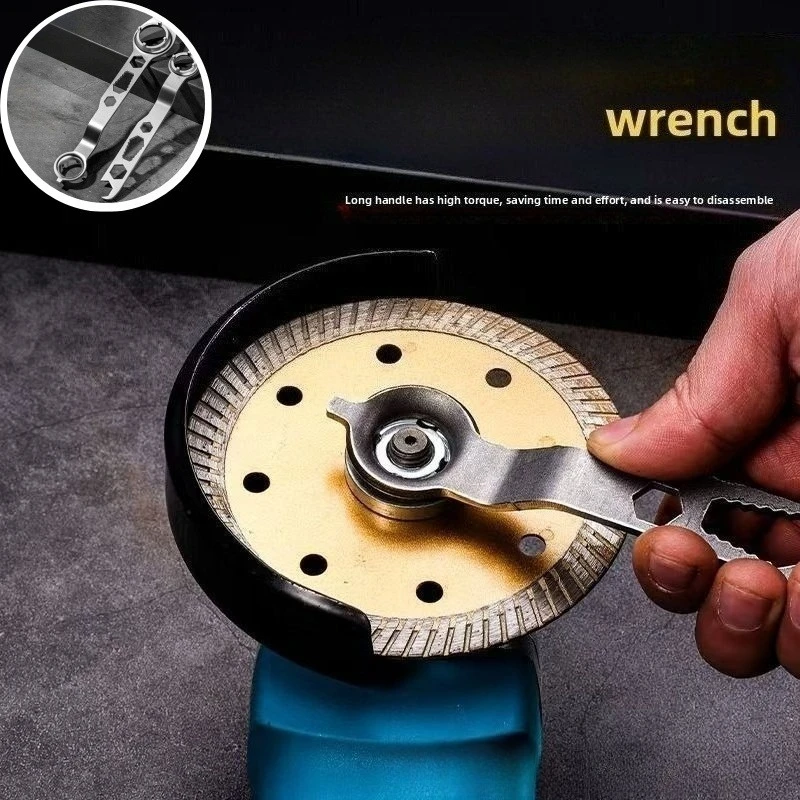 Multi Functional Angle Grinder Wrench Precision - Polished Electroplated Wrenches Waterproof Rust - Proof & Wear - Resistant