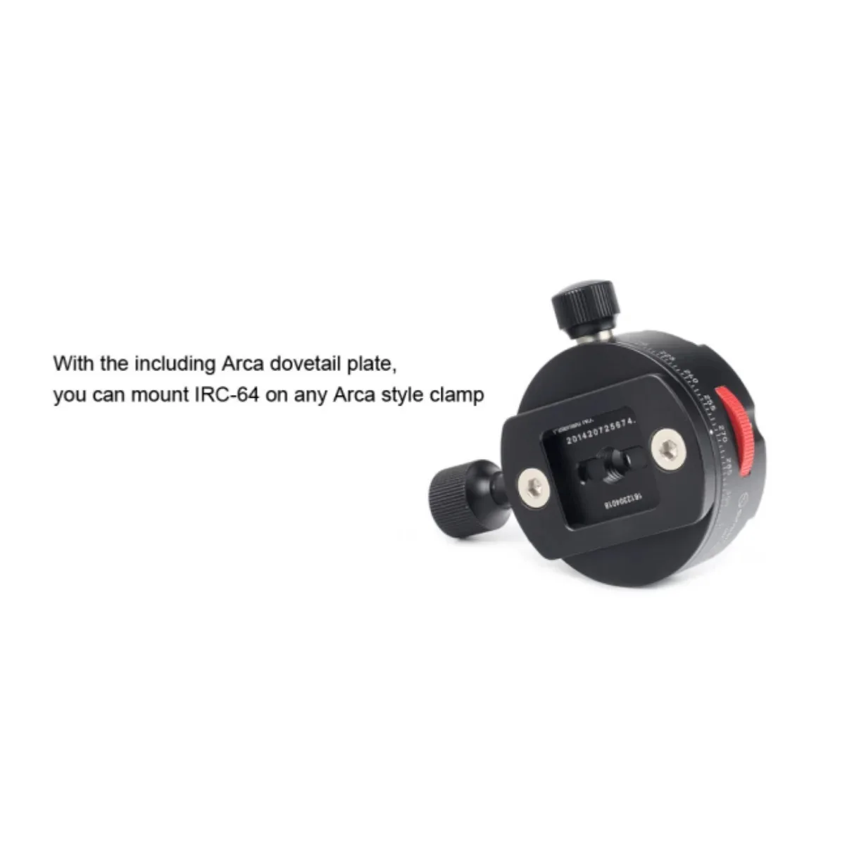 SUNWAYFOTO Statiefkop Panoramische indexering Rotator Quick Release-klem met 4, 8, 12, 24 palen Klikstops Arca