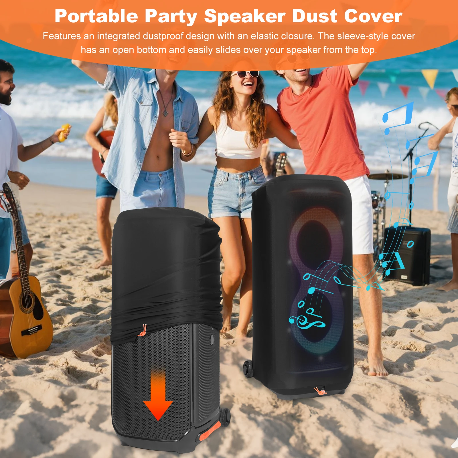 Funda protectora antipolvo para altavoz JBL PartyBox 710, funda protectora para altavoz, funda protectora a prueba de polvo, accesorios para altavoces