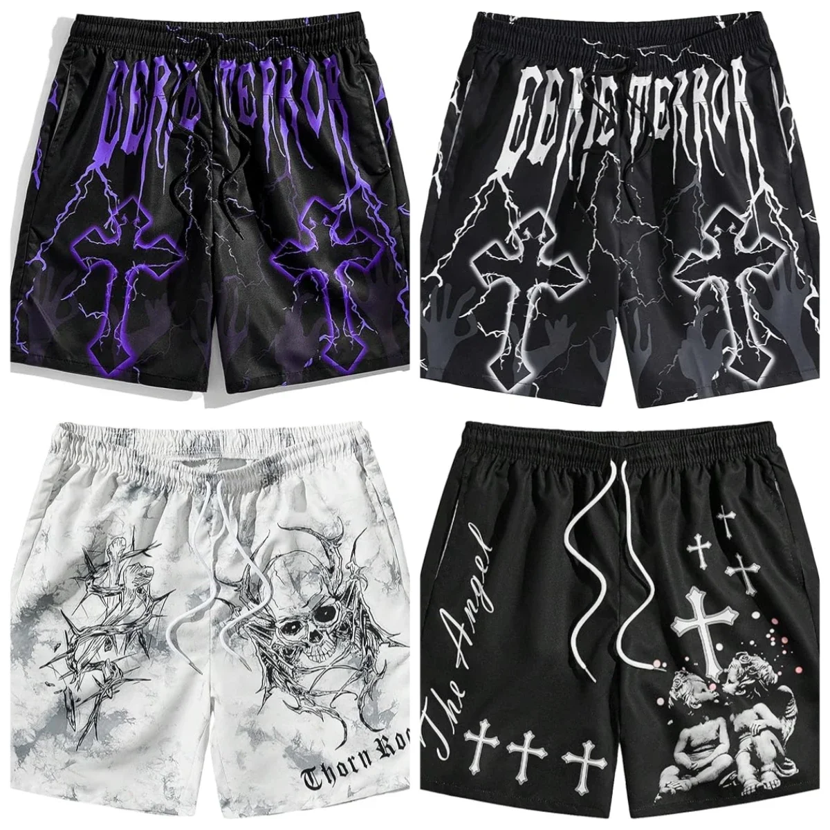 

3D pattern-printed casual beach quick-drying downhill motorcycle shorts will be best-selling in the summer of 2025