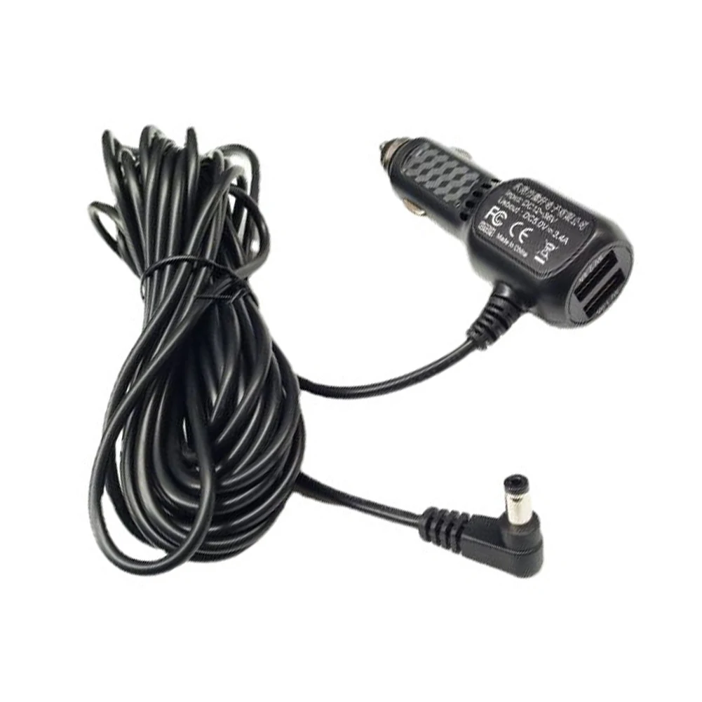 High Quality Practical Automotive Electronics Charging Cable USB Charger 1pc Black Car Adapter Resistant To Grinding