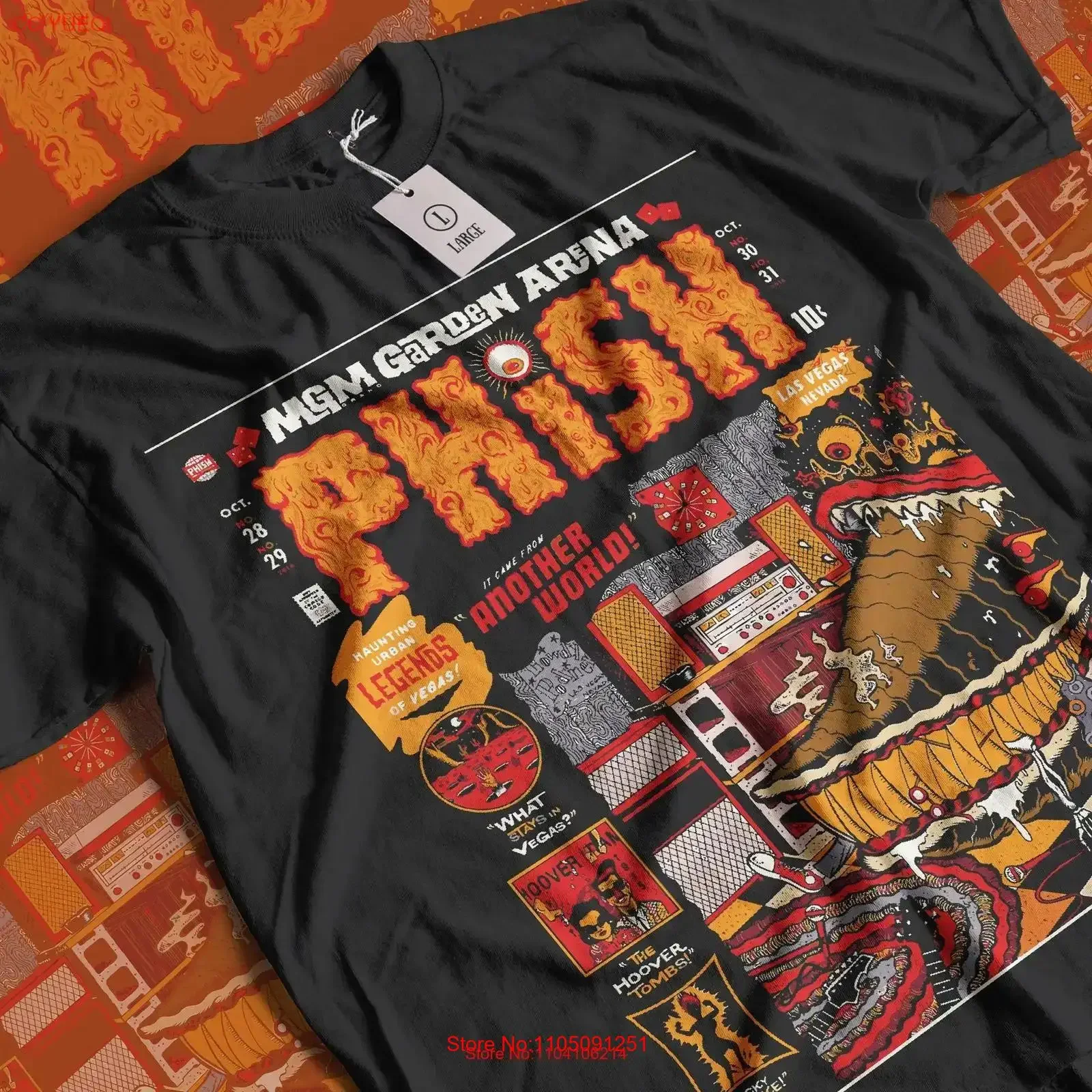 

Aesthetic Phish Band Rock Music T Shirt vintage Washed streetwear Comfortable graphic Stretched Soft Casual fashion Stylish