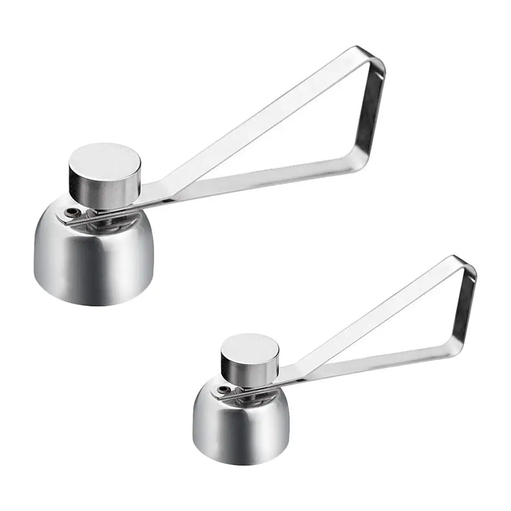 2Pcs Stainless Steel Egg Topper Opener for Eggs Duck Eggs Adjustable Precision Eggshell Cutter Kitchen Gadget Home Restaurant