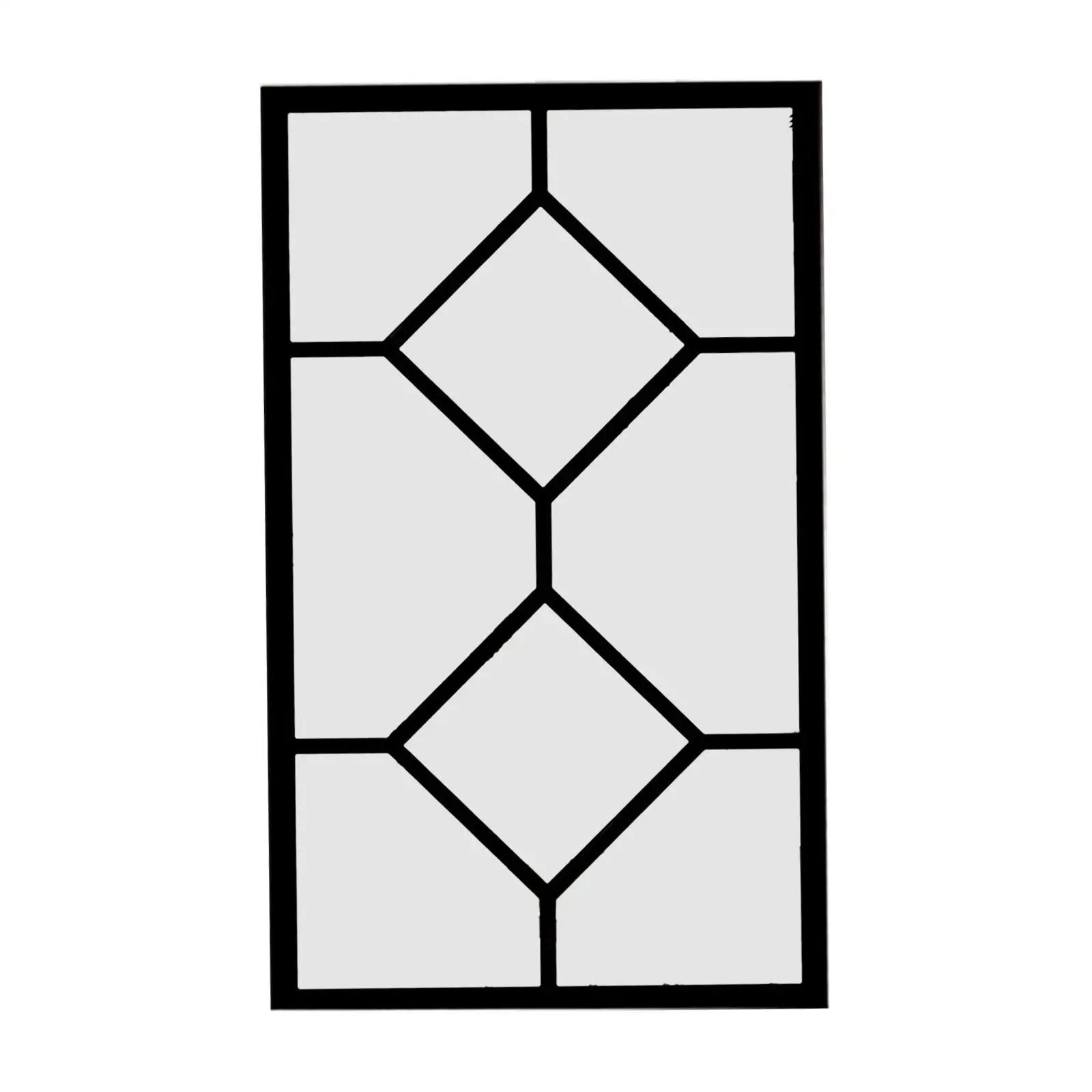 Imitatie raam wandspiegel moderne wanddecoratie voor keuken slaapkamer boerderij zwart