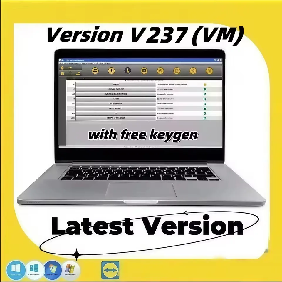 

2025 Newest Can Clip V237 SW V215 V212 V209 V220 Diagnostic Tool Reprog V191 Dialogys V4.72 Automot