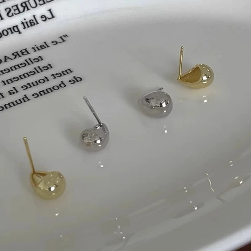 ENSHIR Small Water Drop Stud Earrings for Women Fashion Personality Party Daily Jewelry Gifts Wholesale