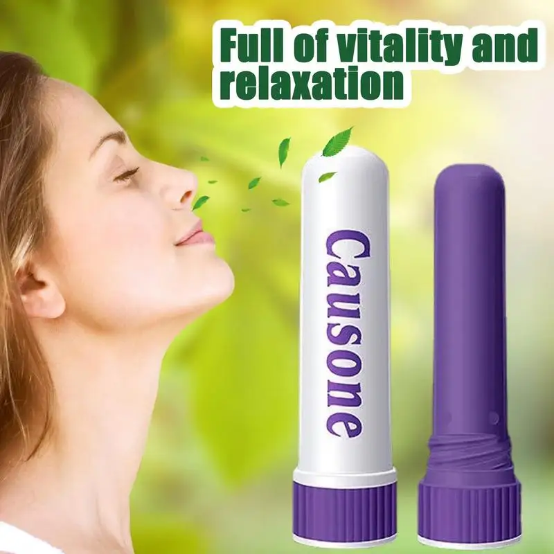 Nasal Inhaler | Aromatherapy Mint Inhaler | Blend For Calming Relaxing Tension Relief Natural Soothing Fragrance