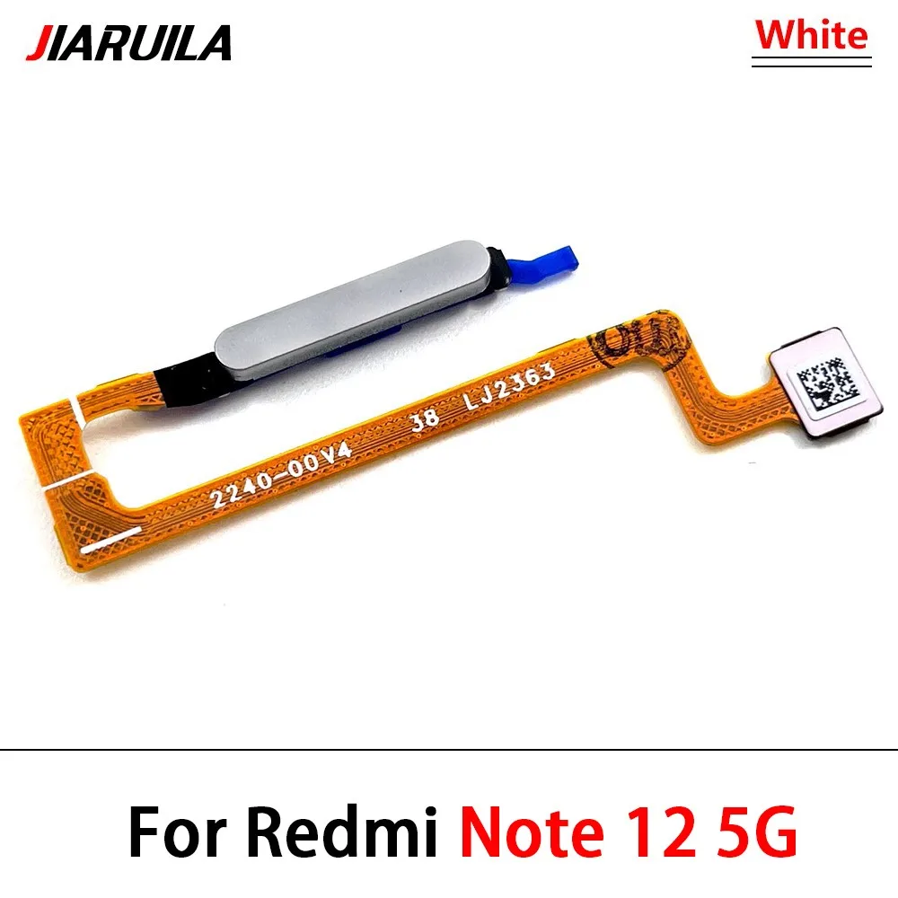 For Xiaomi Redmi Note 12 Pro 4G 5G Fingerprint Reader Touch ID Sensor Return Key Home Button Flex Cable