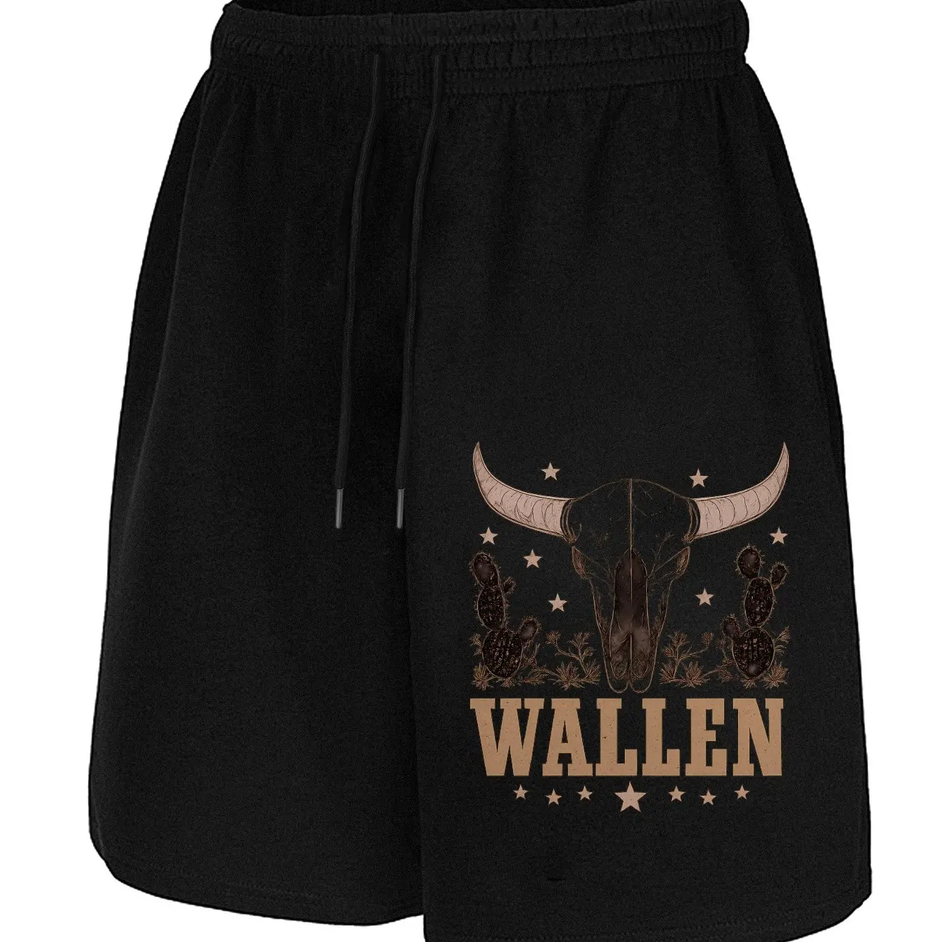 

Шорты с принтом Bullhead Bone Cactus, повседневные шорты, летние шорты для фитнеса на открытом воздухе, мужские шорты