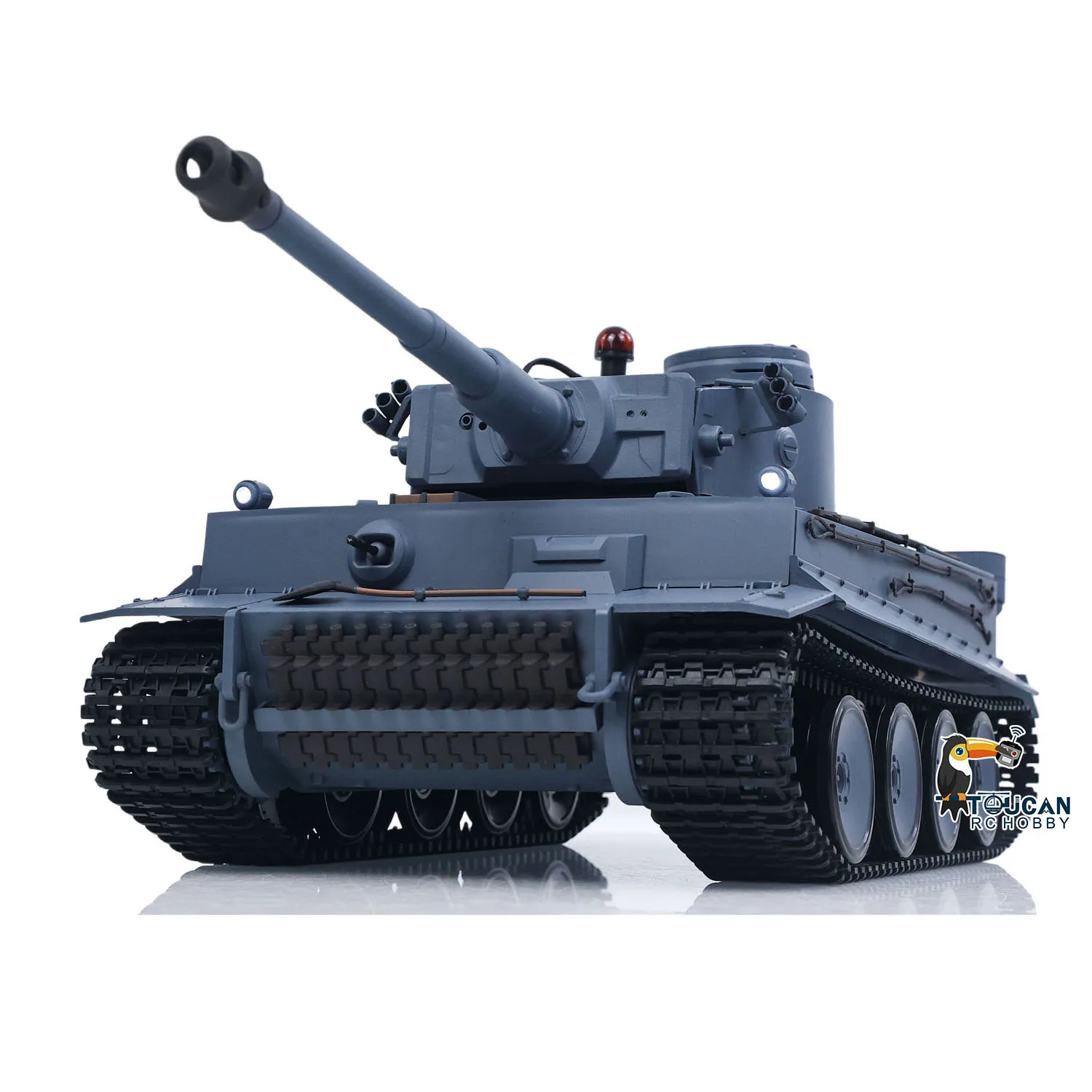 Spielzeug 1/16 Maßstab 7.0 Heng Long RC Panzer Plastik Tiger I RTR 3818 Ferngesteuertes Panzerfahrzeug-Modell für Geschenke TH17233 – Detail 4