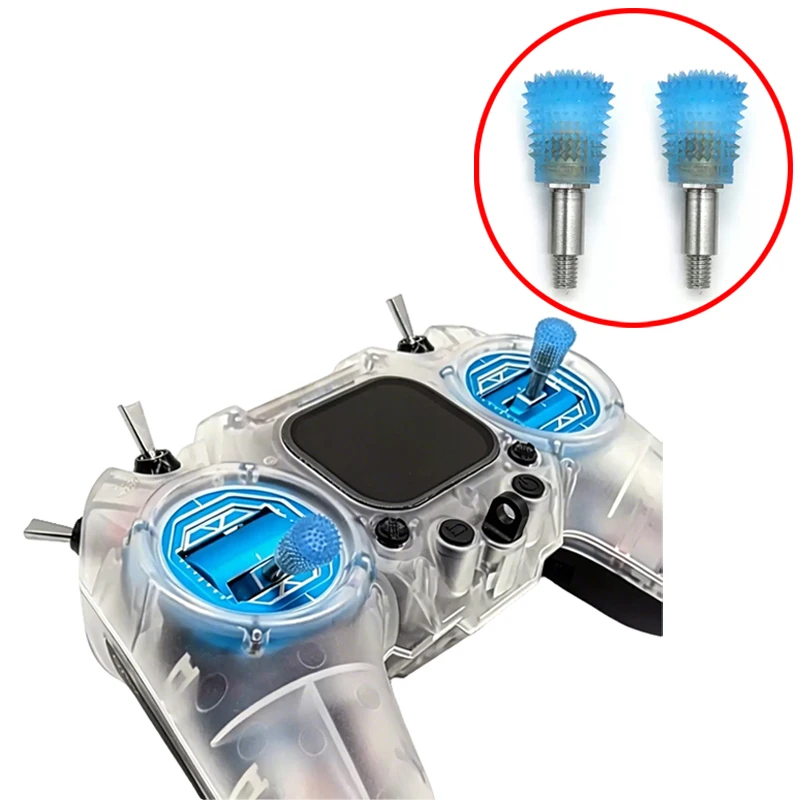 1 Paar FPV-Drohnen-Fernbedienungs-Joysticks, rutschfeste Gimbal-Stick-Enden, Daumen-Rocker-Hebelkappen für Oxbot R1 Funkfernsteuerung