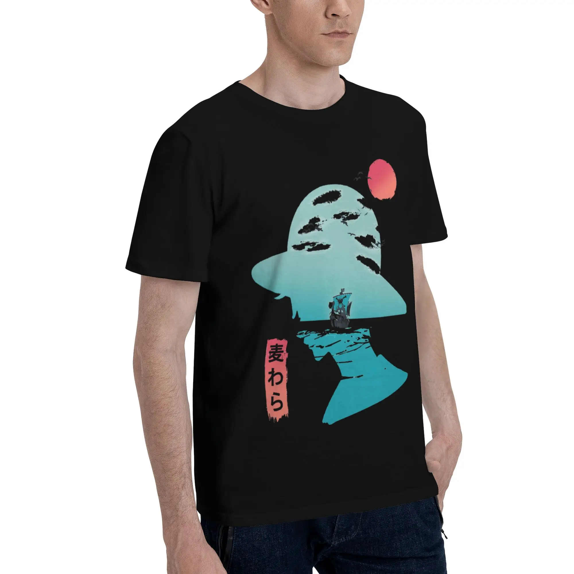Good Day to Sail Men's T Shirts One Piece Cool Tees Short Sleeve Crew Neck Pure Cotton Gift Tops T-Shirt