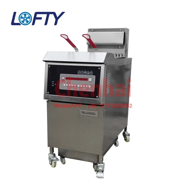 Commercial restaurant gas deep chicken deep oil free air fryer oil filter machine pressure cooker