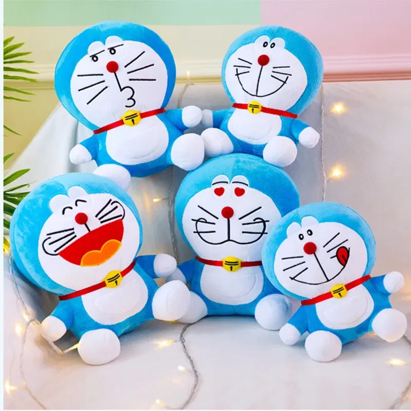 25CM 35CM Anime Doraemon Plush Toy High Quality Baby Soft Stuffed Doll Different Expression Kids Birthday Gift