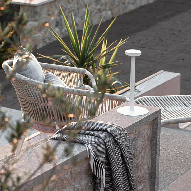 Outdoor rattan chair sofa three-piece outdoor balcony courtyard hotel villa rattan sofa coffee table combination