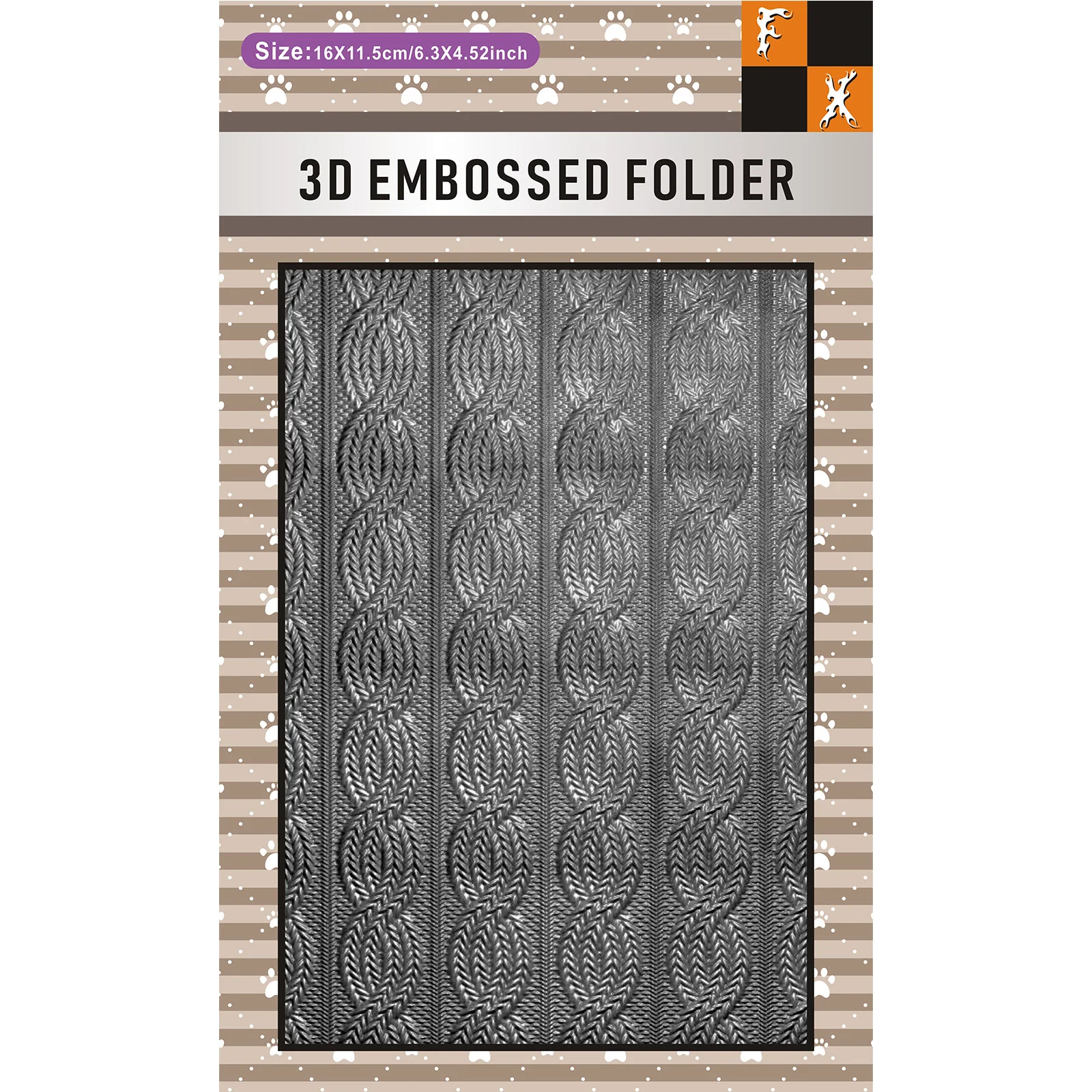 3D Embossed Folder - Moss Stained Sweater Texture Background Design DIY Script Decoration Cardboard Handmade Craftsmanship Proje