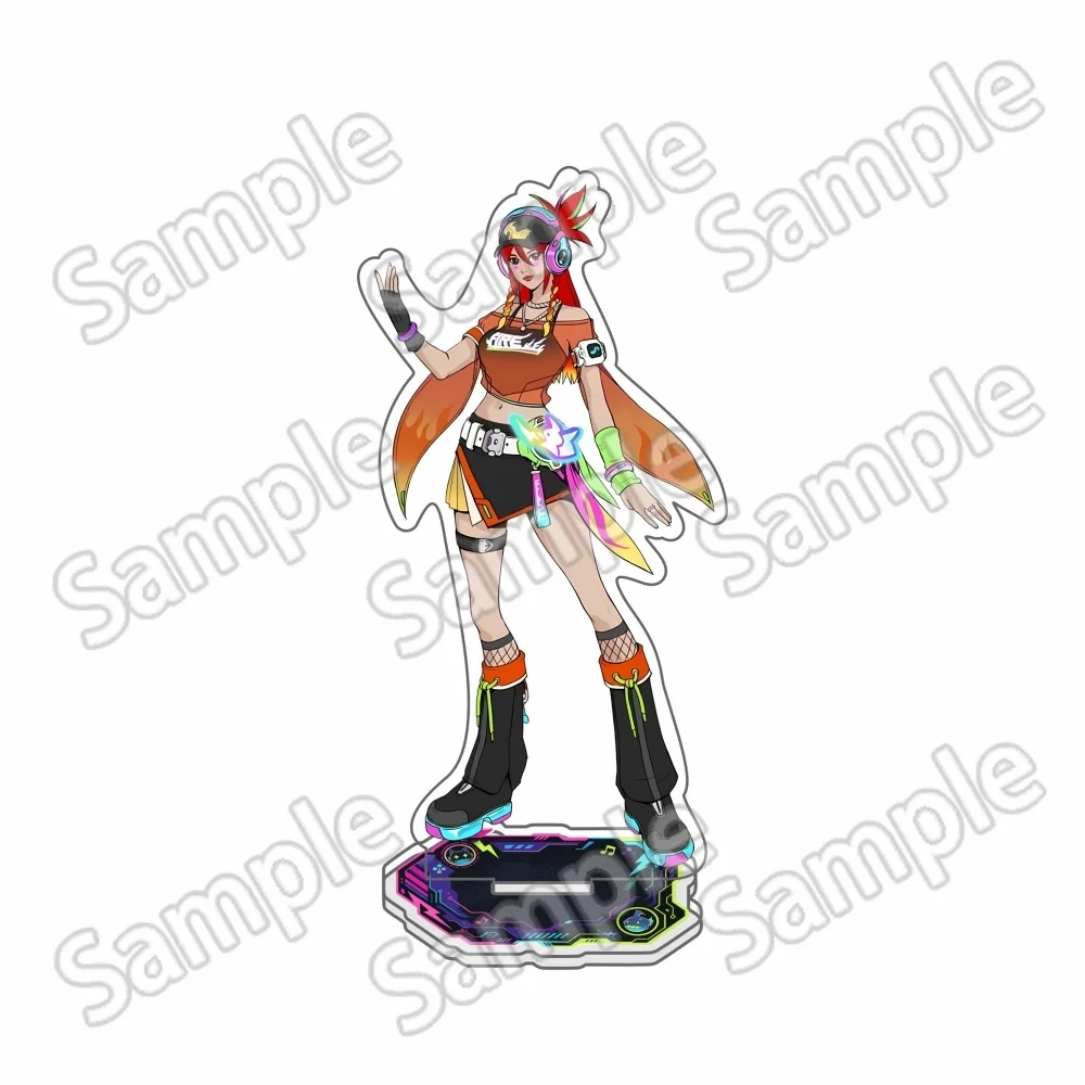 Overwatch 2 Game Juno, Kiriko, Hanzo 15cm Acrylic Stand, HD Sandwich Printed Desktop Ornament, Keychain, Gifts for Anime Fans view 4