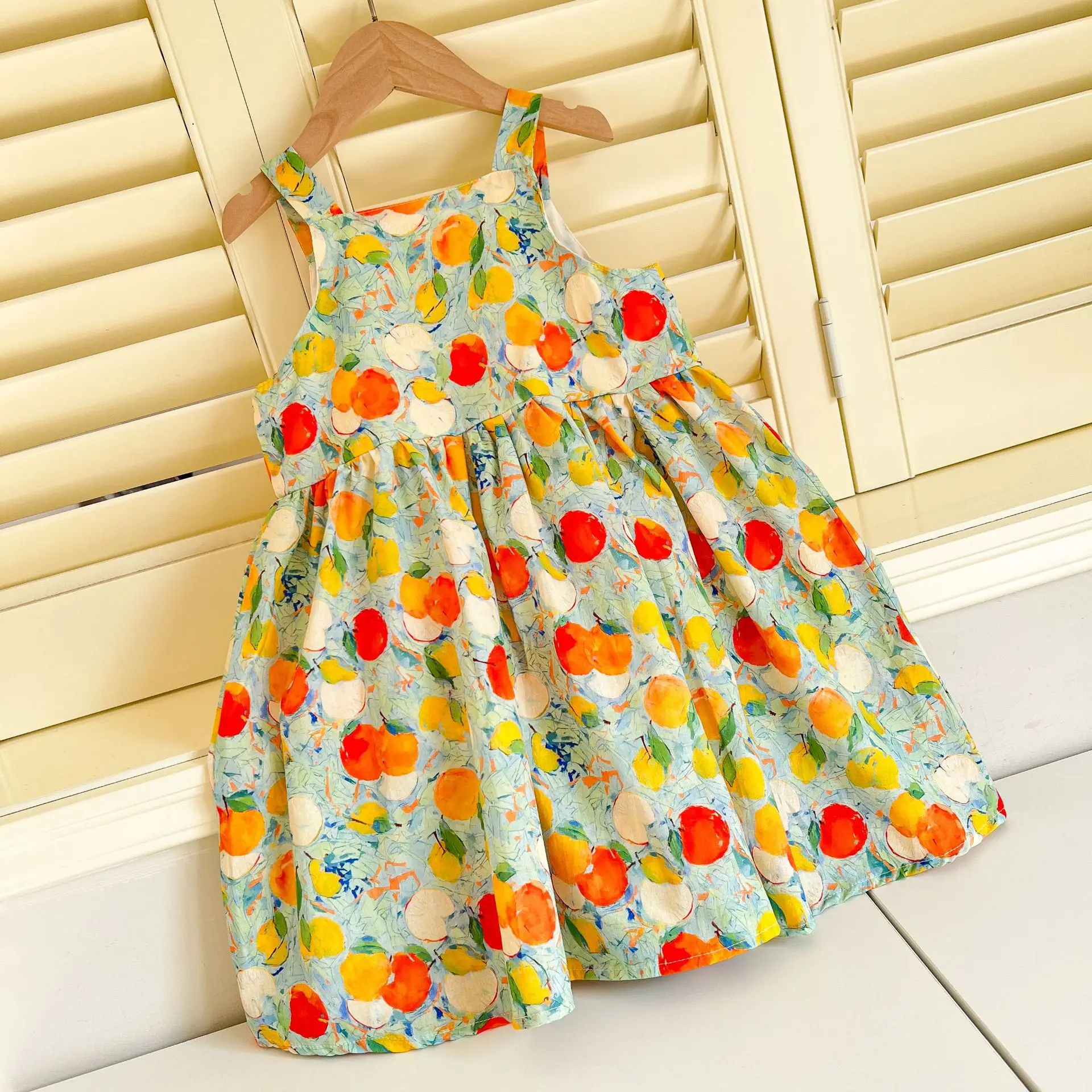 فستان توين جديد 2025 للأطفال فساتين للفتيات الصغيرات مقاس 5 1 2 3 4 6 7 8 9 10 11 12 سنة زر واحد الصدر