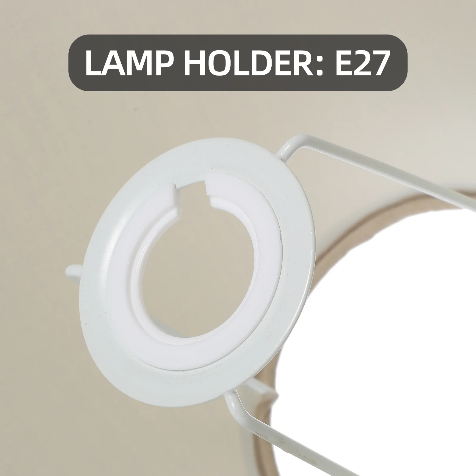 

Fabric Metal Table Lampshade Replacement Lamp Cover Soft Light Fixture Decorative Shade for Bedroom Living Room Study Hotel