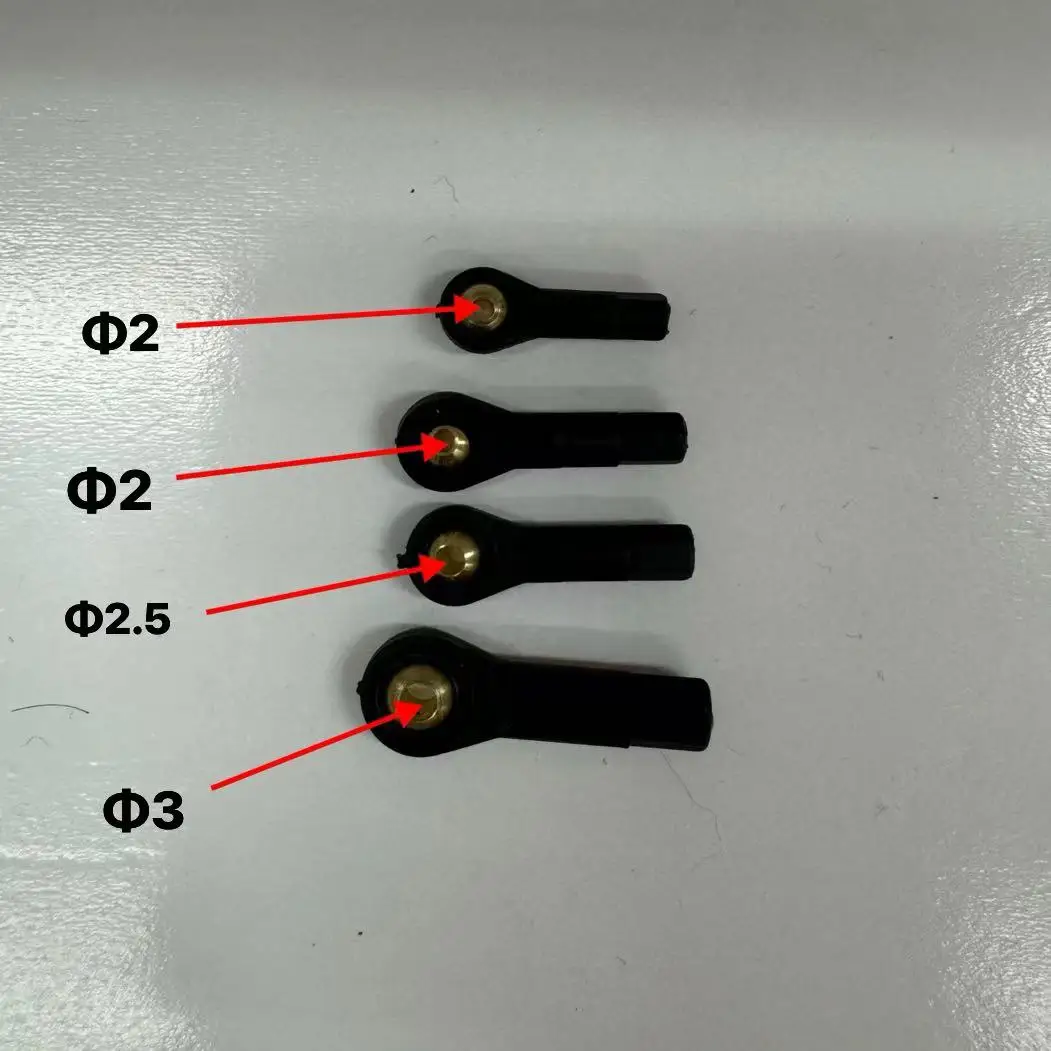 10 pz/lotto giunto sferico con attacco a sfera M2/M2.5/M3 out per auto barca aereo rc